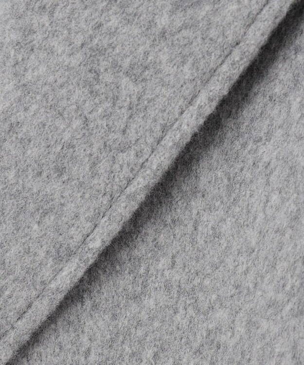 J.PRESS LADIES ブレンドビーバー チェスター コート ライトグレー系