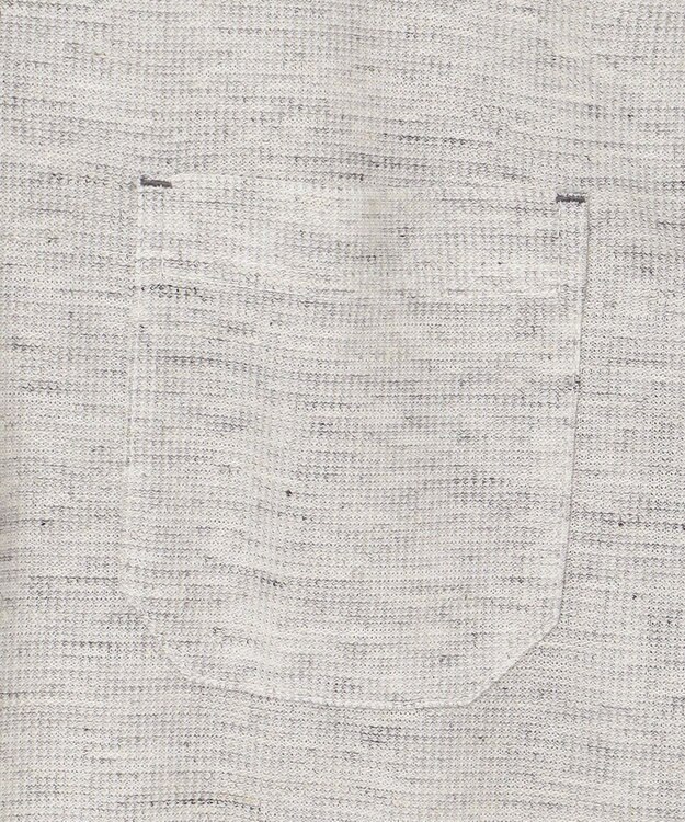 JOSEPH ABBOUD 【吸水速乾/軽量】リネンTOPピケ ポロシャツ ライトグレー系