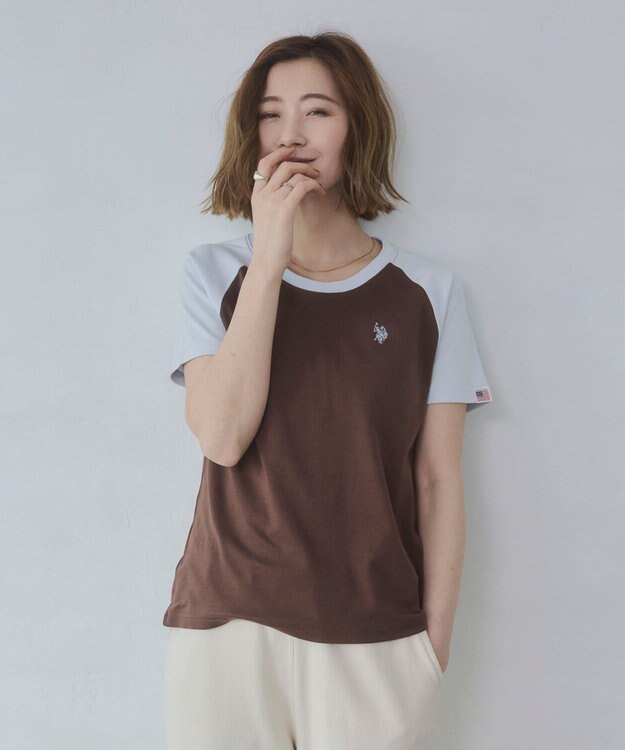 WEGO 【SMLサイズ展開】U.S. POLO ASSN.別注コンパクトTシャツ 柄1