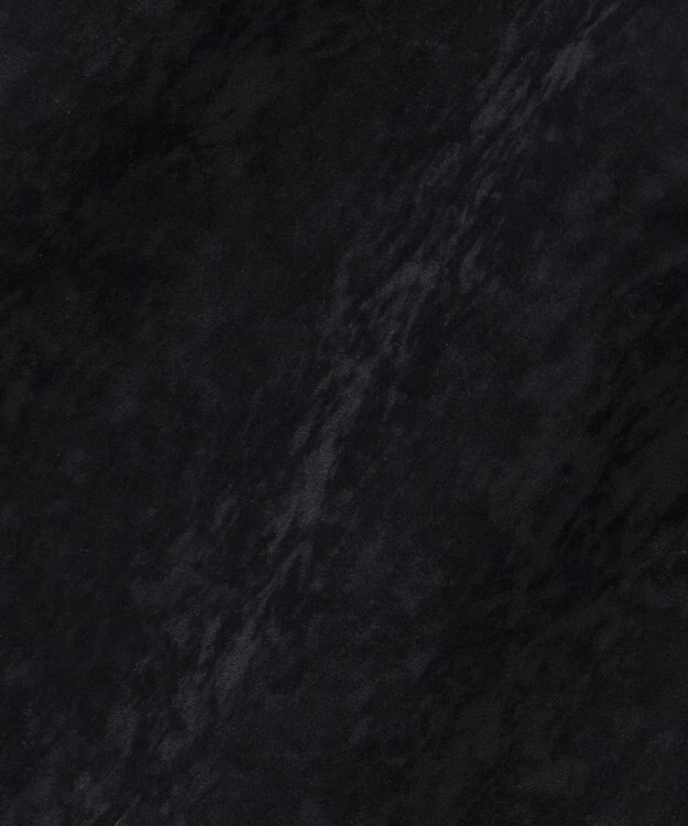 ICB L 【洗える】ストレッチスエード ナロースカート ブラック系