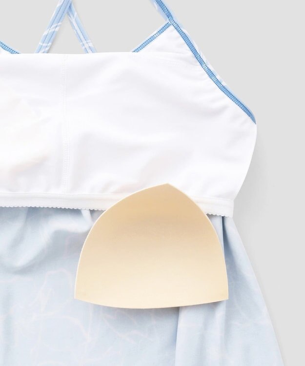 San-ai Resort（三愛水着楽園） タンキニ３点セット　9M・11L　【San-ai Resort（サンアイリゾート）】 ブルー