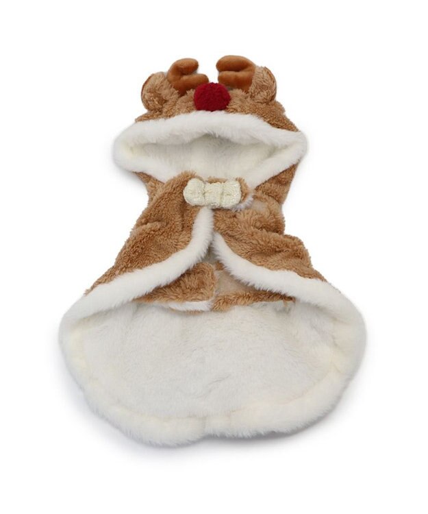 PET PARADISE ペットパラダイス トナカイさん ポンチョ 小型犬 ブラウン