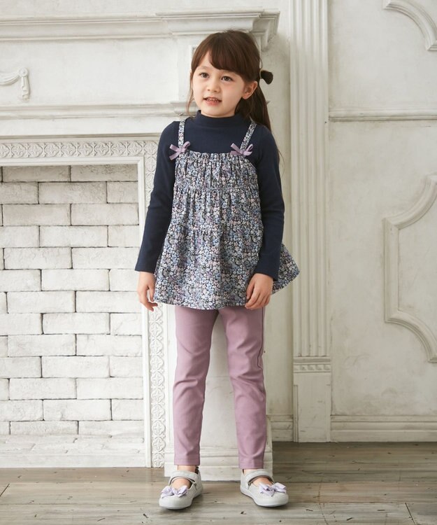 ANY KIDS ドリームストレッチ裏起毛 パンツ ラベンダー