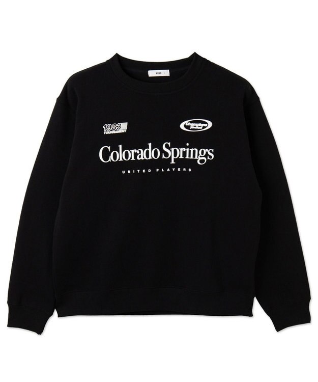 WEGO 【ユニセックス着用ITEM/裏起毛/SMLサイズ展開】リラックスフィットゲームロゴプルオーバー ブラック