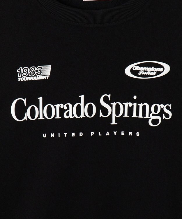 WEGO 【ユニセックス着用ITEM/裏起毛/SMLサイズ展開】リラックスフィットゲームロゴプルオーバー ブラック