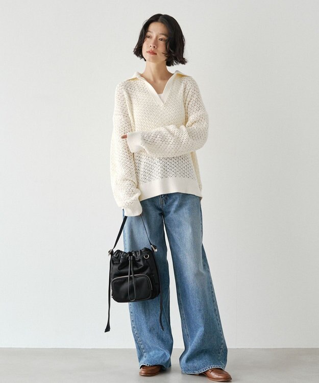 russet 《インフルエンサースタッフ企画》マルチショルダーバッグ(CE-1708) Black