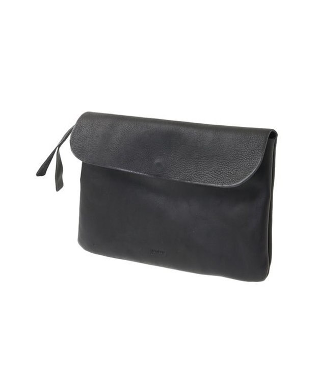 genten 貴重品ポーチ クロ