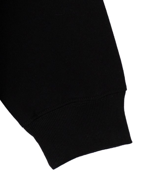 WEGO 【ユニセックス着用ITEM/裏起毛/SMLサイズ展開】リラックスフィットゲームロゴプルオーバー ブラック