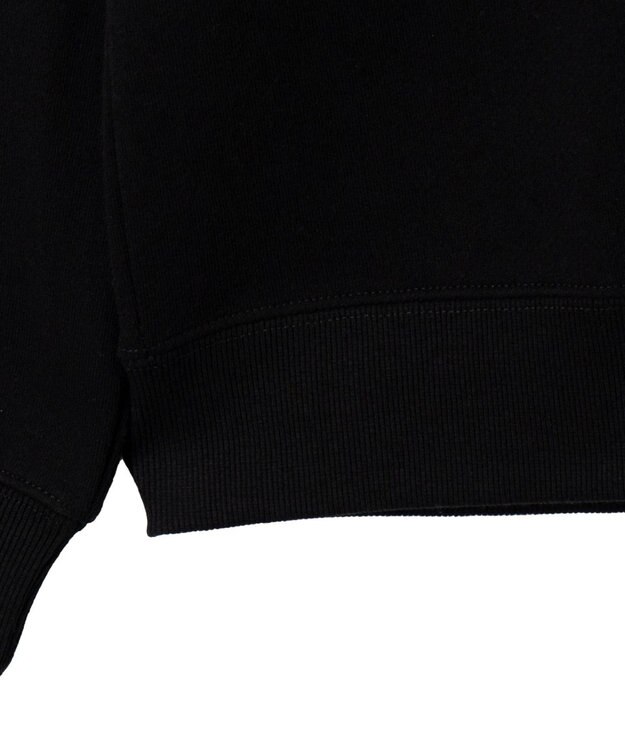 WEGO 【ユニセックス着用ITEM/裏起毛/SMLサイズ展開】リラックスフィットゲームロゴプルオーバー ブラック