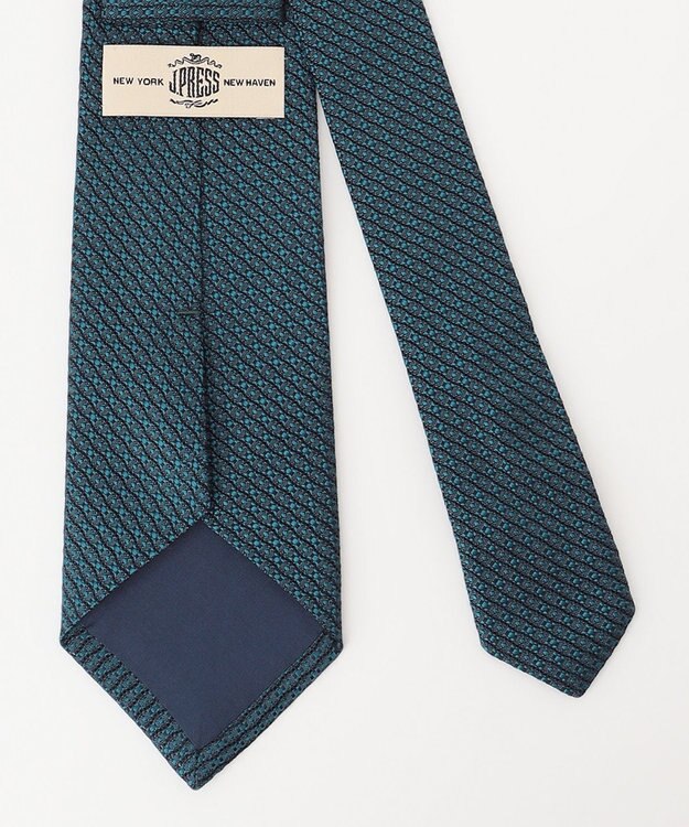 J.PRESS MEN 【JAPANESE SILK FRESCO TIE COLLECTION】無地ネクタイ スモーキーグリーン系