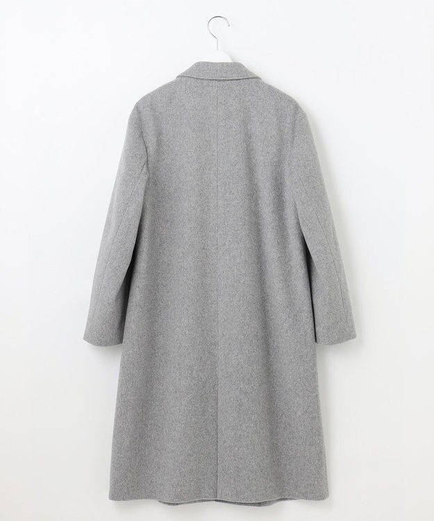 J.PRESS LADIES ブレンドビーバー チェスター コート ライトグレー系