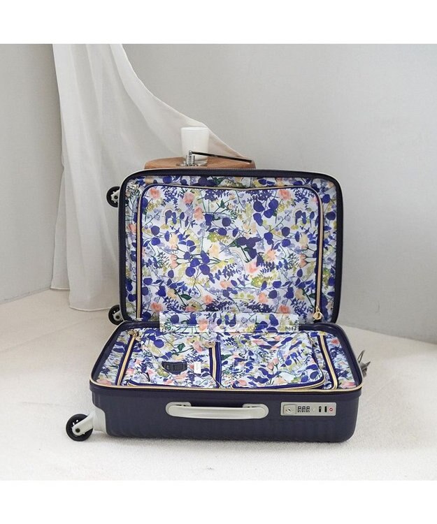 ACE BAGS & LUGGAGE 【雑誌掲載】 HaNT×Jewelna Rose コラボ スーツケース 機内持ち込み 06821 ハント ジュエルナローズ ブルーベリー