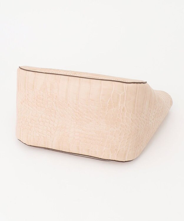 自由区 エンボスクロコマルチＷＡＹバッグ ローズ系