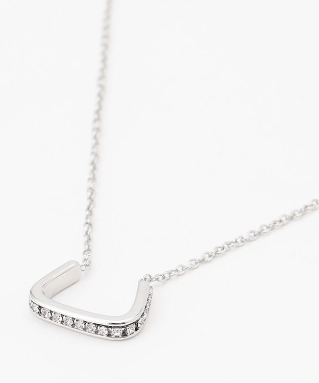 ICB ブライトビジューネックレス シルバー系