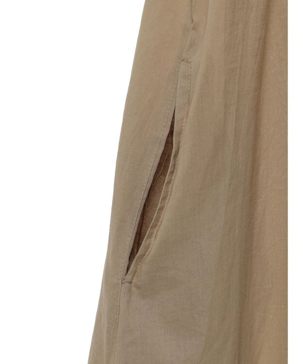 Green Parks インド綿 ノースリーブワンピース Mocha