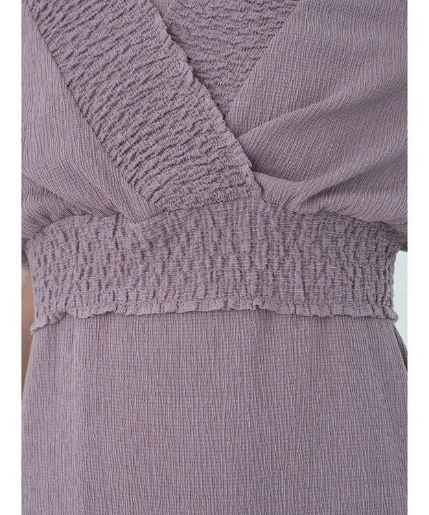 earth music&ecology ＳＥＴ２点カシュクールプルオーバー＋ワンピース Pink