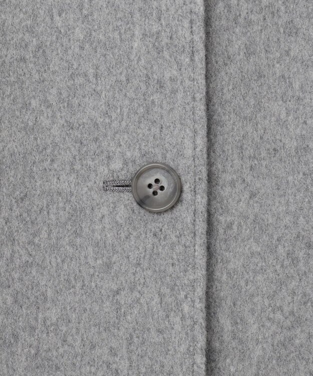 J.PRESS LADIES ブレンドビーバー チェスター コート ライトグレー系