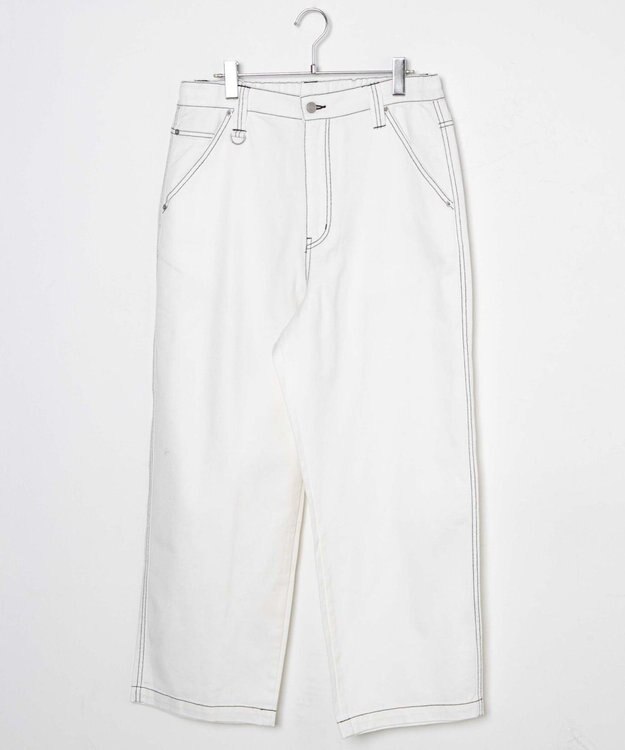 WEGO 【ユニセックス着用アイテム/ウエストゴム】ワーカーズパンツ ホワイトその他