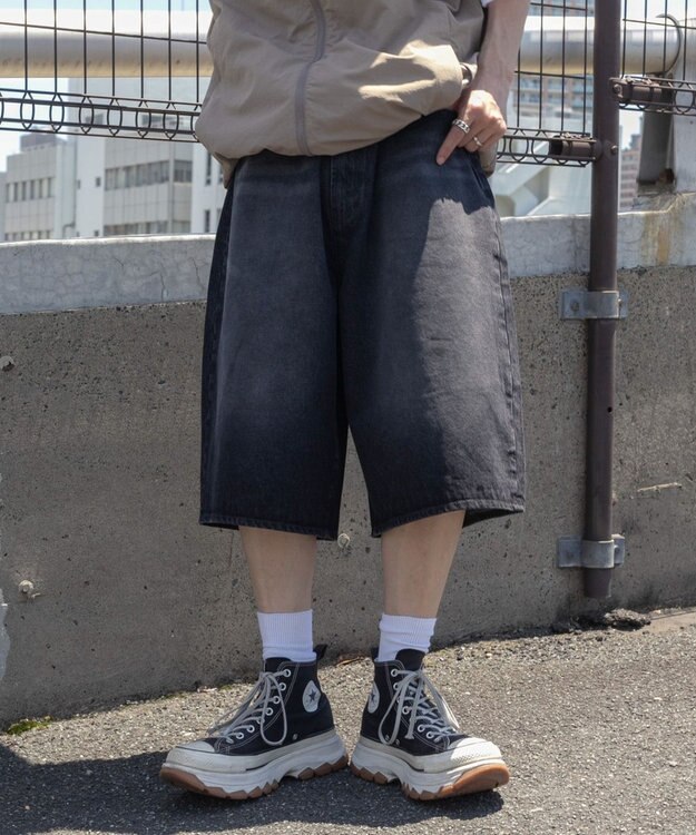WEGO SUPERBAGGYDENIMSHORTS ブラック