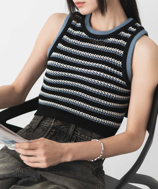 WEGO メッシュタンク ブルー