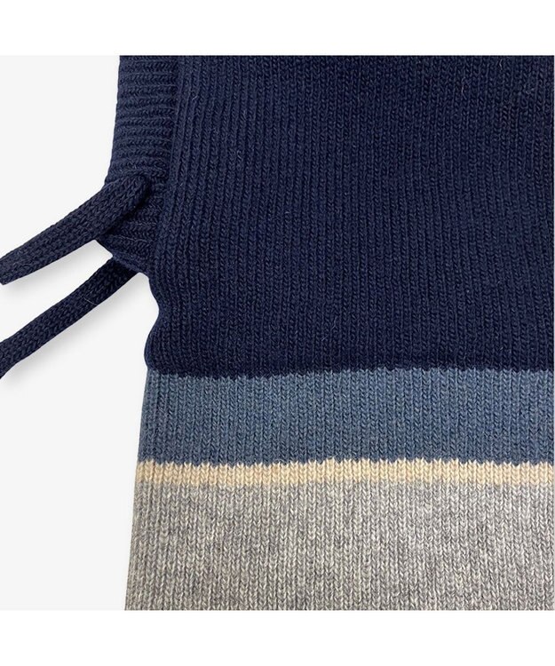 林八百吉商店 un chapeau ニットバラクラバ ネイビー