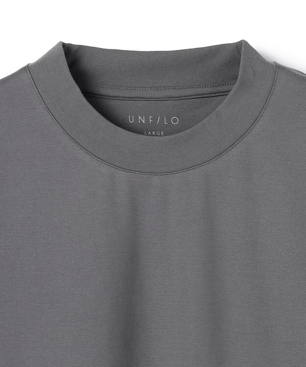 UNFILO MENS スマートストレッチ ジャケットインTEE チャコール