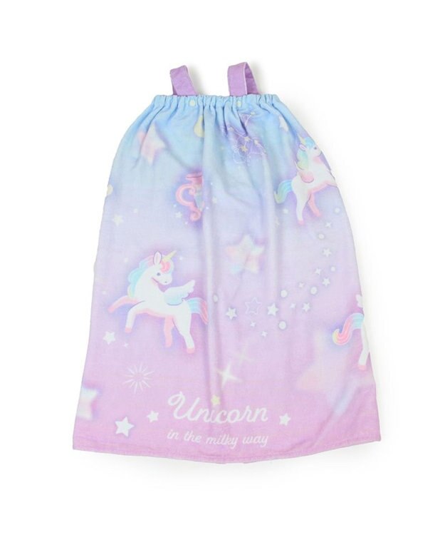 Mother garden マザーガーデン ユニコーン ラップタオル 80cm 《ミルキーウェイ柄》 ミルキーウェイ柄