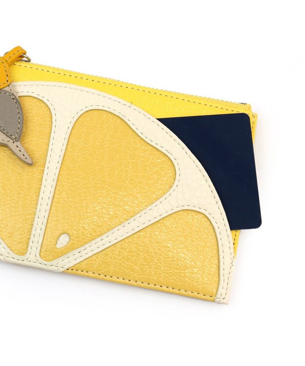 IBIZA フルータス　やぎ革　マルチケース（レモン） 黄色