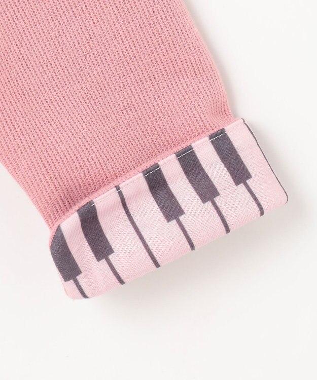 ANY KIDS 音符ボタンカーディガン ピンク