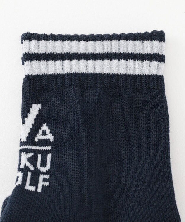 23区GOLF 【MEN】ロゴハーフソックス ネイビー系