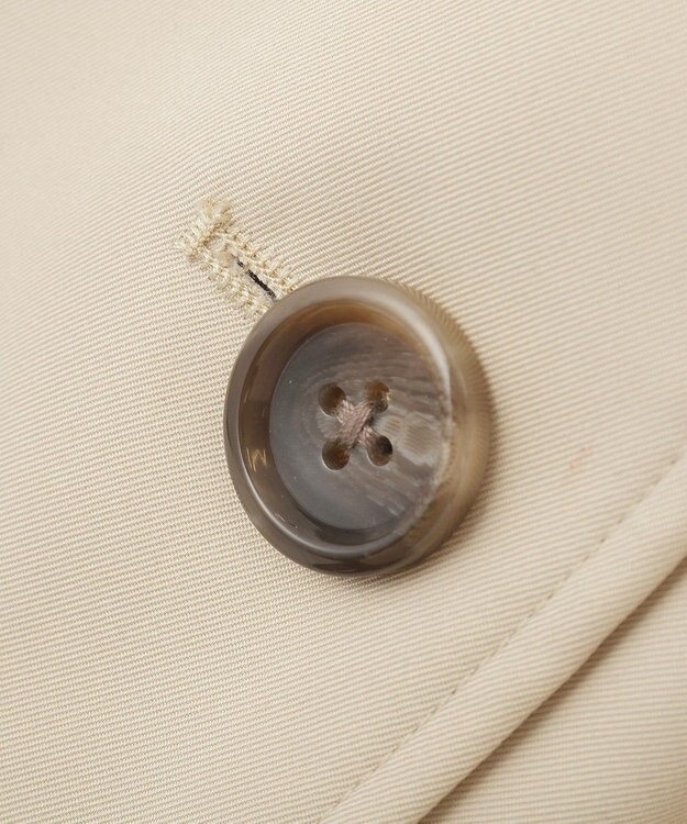 earth music&ecology 2WAYフードショートフレアトレンチ Beige