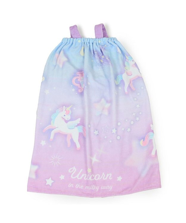 Mother garden マザーガーデン ユニコーン ラップタオル 80cm 《ミルキーウェイ柄》 ミルキーウェイ柄