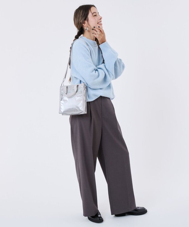 MINI N/S TOTE/フロストシルバーシャイン / LeSportsac | ファッション