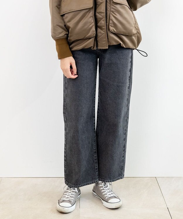 caqu sagging baggy ワイドシルエットデニム black 1year