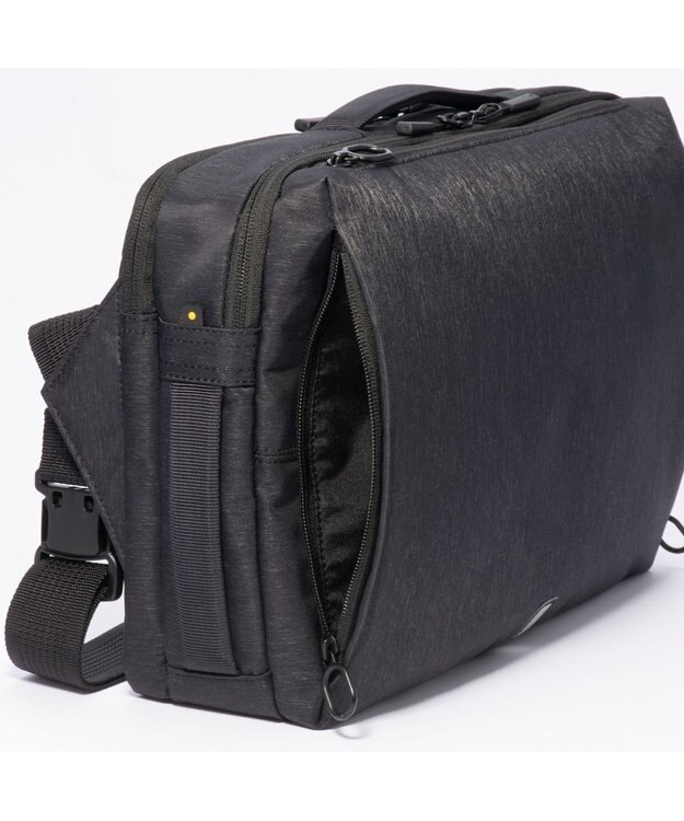 ACE BAGS & LUGGAGE ace. エース ハンスリーSDH ショルダーバッグ ボディバッグ B5ファイル 杢調生地  67791 ブラック