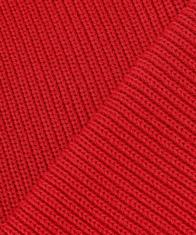 BEIGE， HELIODOR / スポンディッシュマリンボタンニット Red