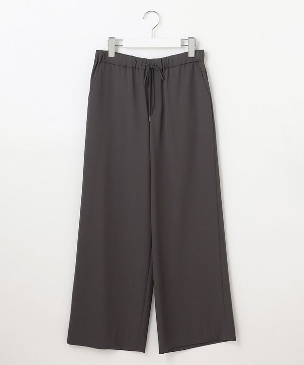 J.PRESS LADIES S 【WEB限定カラーあり・洗える】Lightジョーゼット ワイド パンツ グレー系