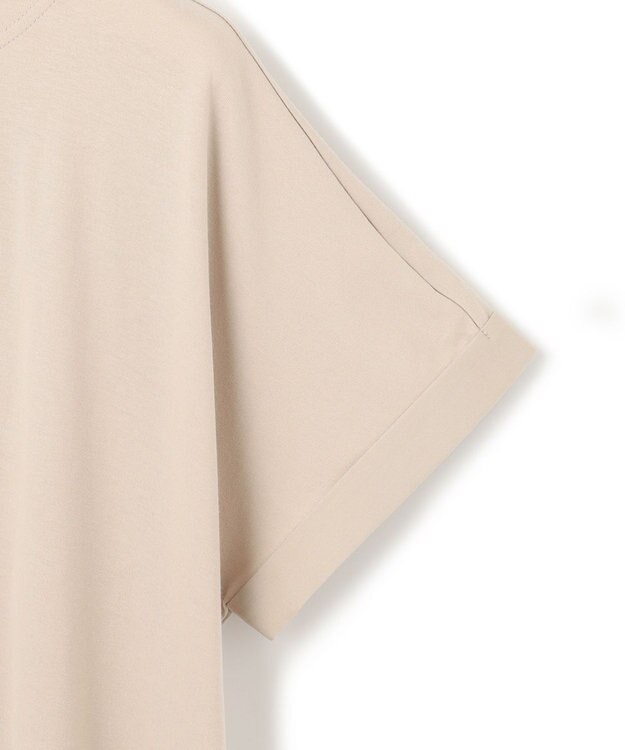 J.PRESS YORK STREET 【WOMEN】【SMOOTH JERSEY】ファブリックスリーブ ワンピース ベージュ系