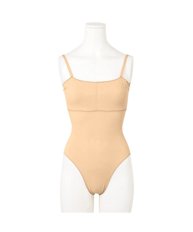 Chacott クール ボディファンデーション（カップ差込可） ベージュ