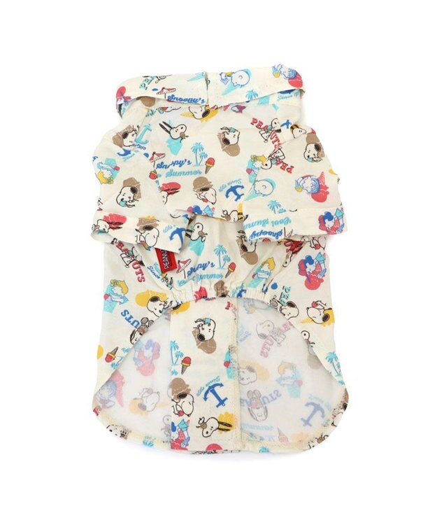 PET PARADISE スヌーピー アロハシャツ 《アイス柄》 中型犬 大型犬 ホワイト