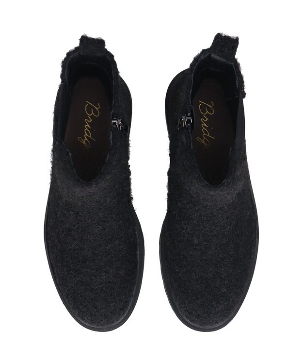 Bridget Birkin 【Bridget Birkin】バックループサイドゴアブーツ ブラック雑材