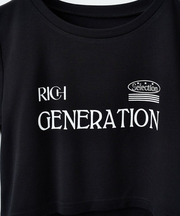 WEGO グラフィックちびT ブラック