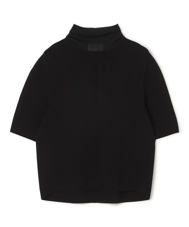 BEIGE， LAURA / ドライタッチ ストレッチショートスリーブニット Black