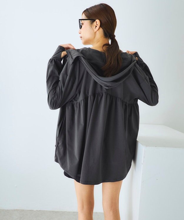 OP／FILA 【Kappa】フェイスガード付ラッシュガード ダークグレー