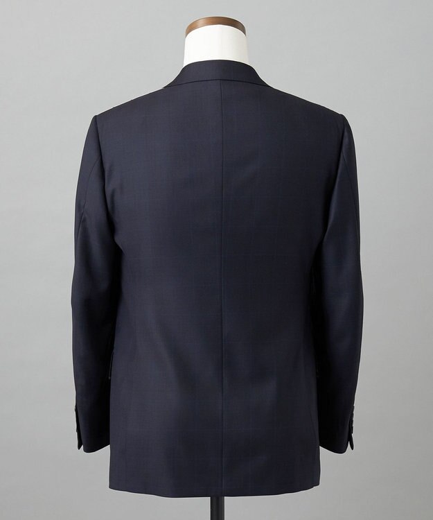 GOTAIRIKU 【Loro Piana Fabric】365 通年スーツ(ネイビー×格子) ネイビー系4