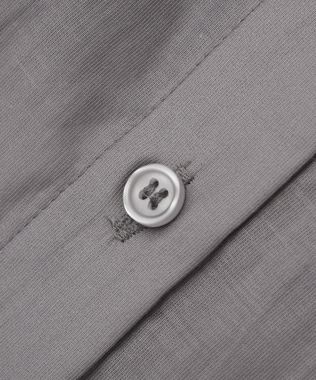 Green Parks 【WEB限定】ＳＥＴ２点フリルビスチェ＋シャツチュニックⅡ Charcoal Gray