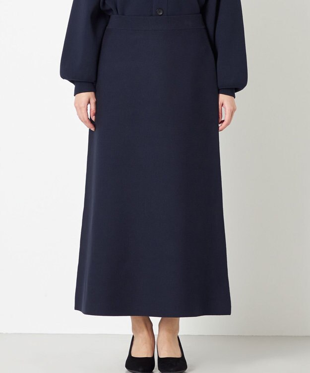 NAVE 【ReNAVE】スムースニット スカート ネイビー系