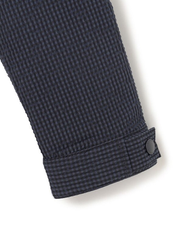 J.PRESS MEN ハイパワーストレッチサッカー ハーバーブルゾン ネイビー系3