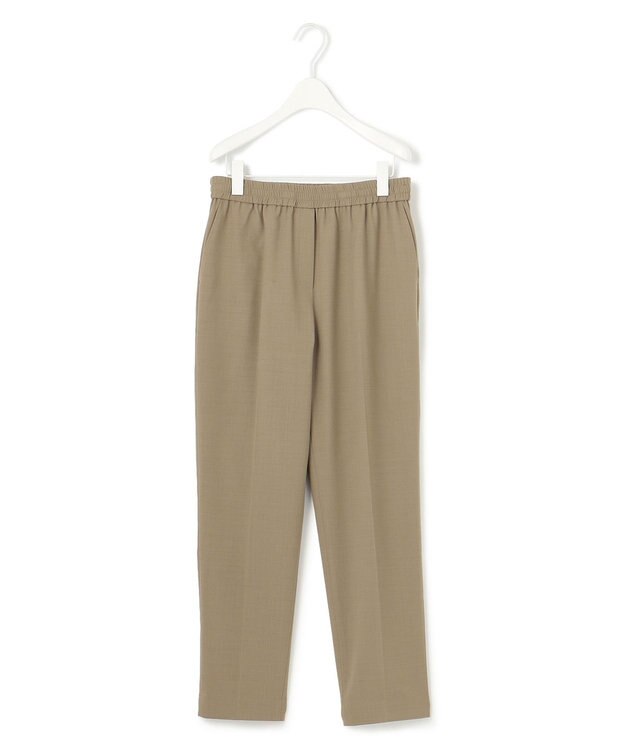 ICB 【洗える】ウール2WAYストレッチ ドロストパンツ フォーン系