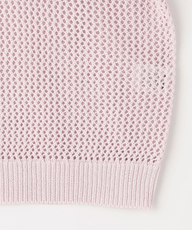 ANY L メッシュプルオーバー ラベンダー